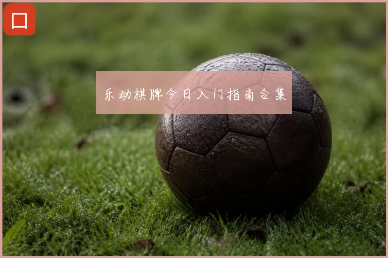 乐动棋牌今日入门指南合集